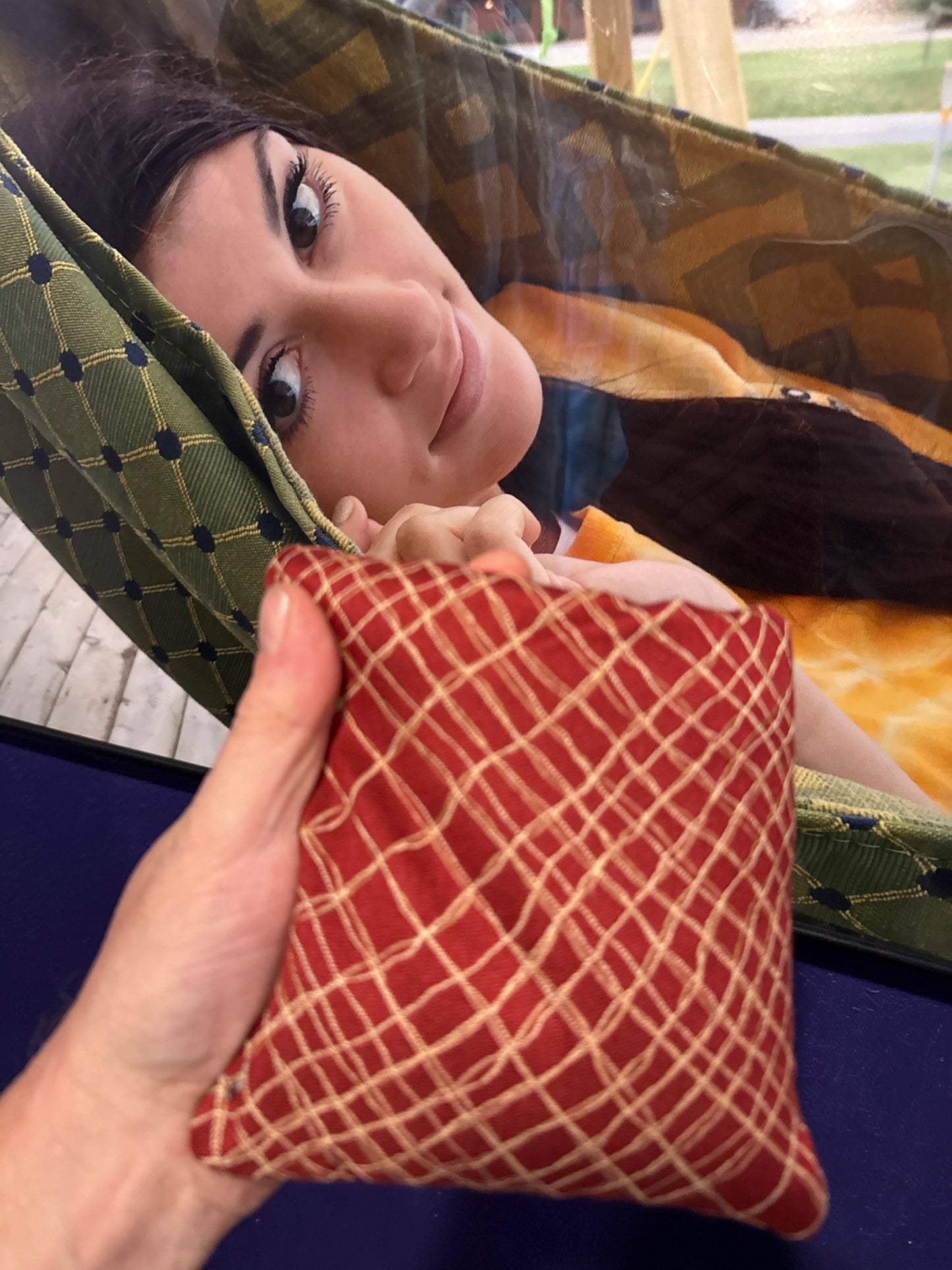 Spark Flow Habanero Cornhole Bags (case included)