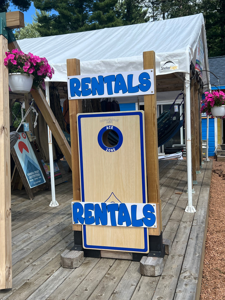 All-weather Cornhole Rentals