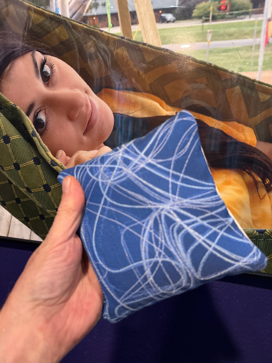 Premium Awe Sapphire Cornhole Bags
