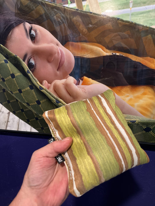 Premium Painted Stripe Jungle Cornhole Bags