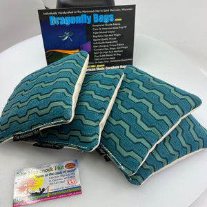 Premium Plus+ Aquamarine Cornhole Bags