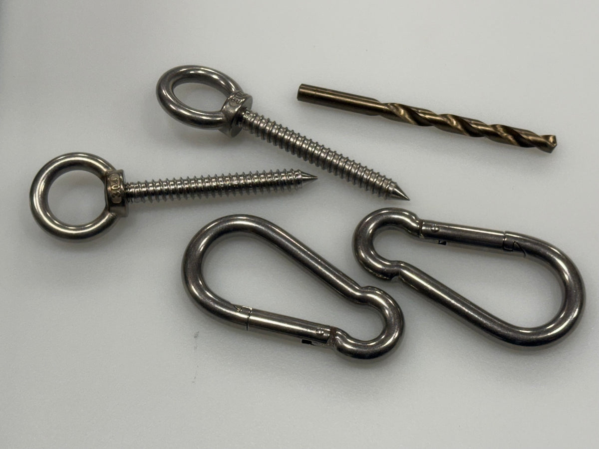 304 stainless hammock hanging hardware kit components