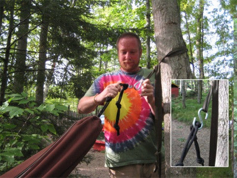 Hammock Tree Straps and Carabiners