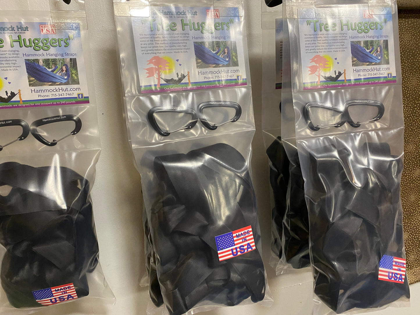 Hammock Tree Straps and Carabiners